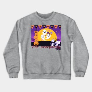 Halloween for everybody by Hidemi Woods Crewneck Sweatshirt